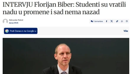 Promoter nezavisnog Kosova i zločionačke OVK podržao blokadere: Biber u intervjuu otkrio šta su zadaci "studentske" liste