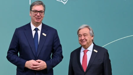 Gutereš ugostio Vučića u UN: Prijem uoči početka Generalne skupštine
