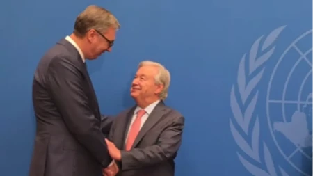"Nastavljamo da vodimo odgovornu i samostalnu politiku" Gutereš ugostio Vučića u UN