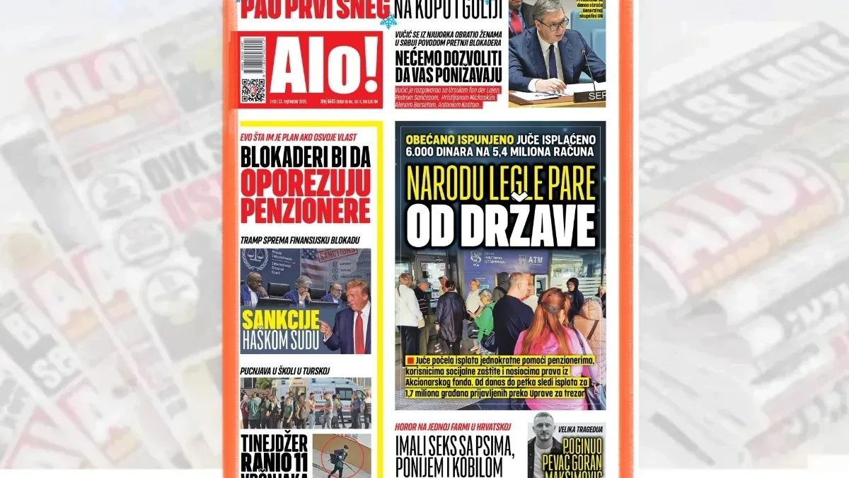 Obećano, ispunjeno: Juče isplaćeno 6.000 dinara na 5,4 miliona računa!