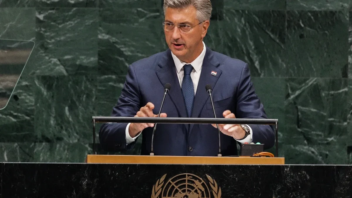 Hrvatski premijer pred Generalnom skupštinom još jednom napao našu zemlju: Plenković u UN sramno udario na Srbiju!