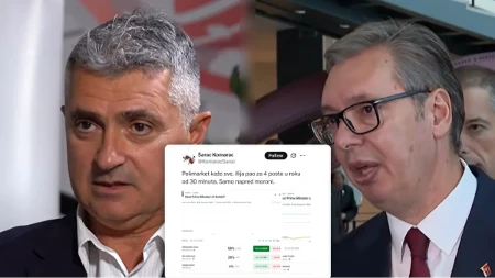 Evo zašto je prekinuta debata! Polimarket odmah posle duela pokazao veliki pad Srdanovića, Vučić raste