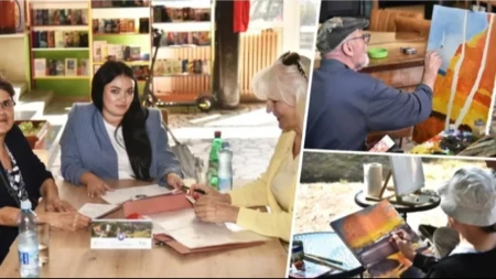 Likovnom kolonijom Saveza invalida rada Vojvodine u Baču obeleženi Dani evropske baštine: Učestvovalo čak 20 slikara