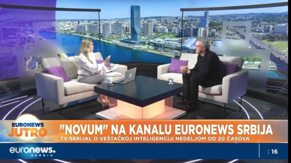 „NovUm“ od večeras na Euronews Srbija: Čadež – VI već menja svaki posao