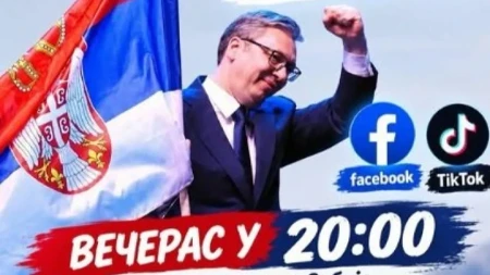 "Vidimo se uživo" Vučić večeras u 20 sati na Fejsbuku i TikToku
