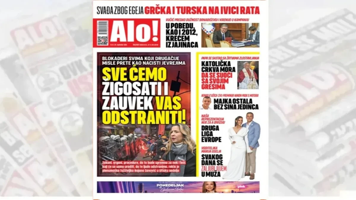 Blokaderi svima koji drugačije misle prete kao nacisti Jevrejima: Sve ćemo vas žigosati i zauvek odstraniti!