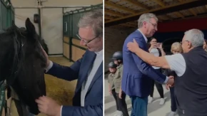 Vučić nastavlja bitku za Srbiju! Narod ga dočekao aplauzom, kamiondžije ga pozdravljaju, ljudi prilaze da ga zagrle