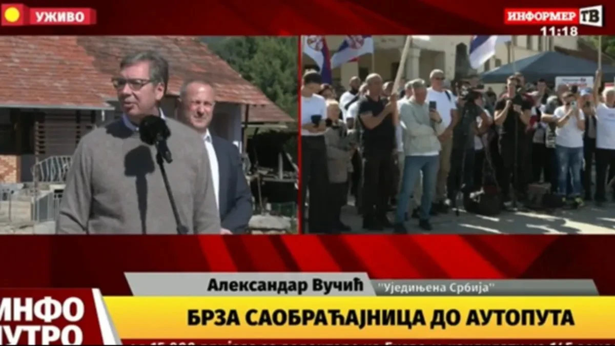Nastavak bitke za Srbiju! Vučić sa narodom u Donjoj Kamenici