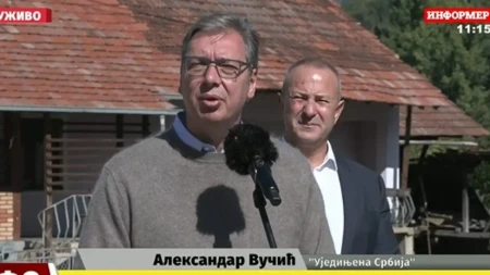 Nastavak bitke za Srbiju! Vučić sa narodom u Donjoj Kamenici