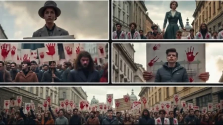 Distopija o kojoj maštaju blokaderi: Zombiji - sledbenici krvave šake, jezivi spot zgrozio Srbiju (VIDEO)