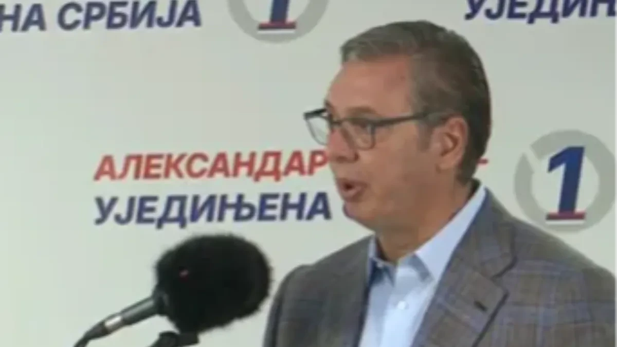 Vučić u Jagodini: „Hvala vam na veličanstvenom dočeku, hoću da vam kažem šta sam čuo od naroda“