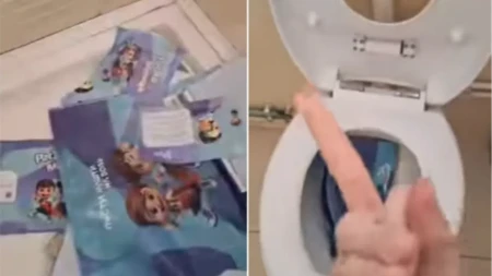 Dete gazi školski pribor, baca ga u WC šolju i psuje EXPO maskote: Ko je osnovca naučio ovakvom ponašanju? (VIDEO) (VIDEO)