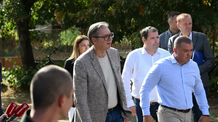 Vučić sa narodom u Sevrnobačkom okrugu