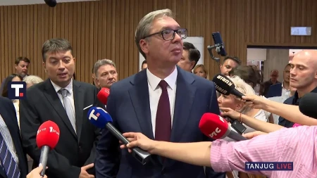 Sednica Glavnog odbora Srpske napredne stranke, prisustvuje predsednik Vučić