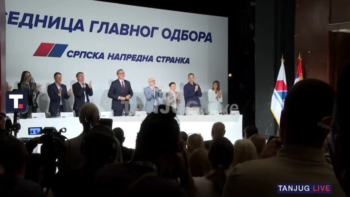 Počela sednica Glavnog odbora SNS: Prisustvuje predsednik Vučić (VIDEO)