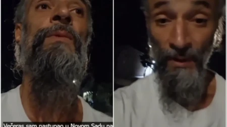 Od manje od 100 ljudi napravio 10.000! Kojot posle blokaderskog skupa pričao o piću, pa se noću snimao na groblju