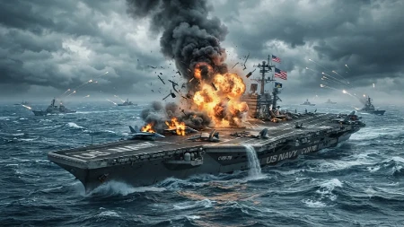 Pogođen američki nosač aviona i razarač! Hitno se oglasila IRGC!