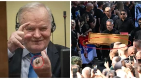 Mač pored kovčega, prsten na sinovljevoj ruci! Dva detalja obeležila poslednji ispraćaj generala Mladića, ovo je njihova simbolika (FOTO)