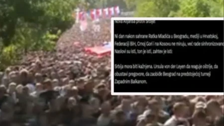 Sahranjen Ratko Mladić, a iz regiona odmah krenuli napadi na Srbiju: Traže od EU da kazni Beograd i obustavi pregovore