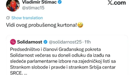 Opšta klanica među blokaderima! Štimac brutalno udario na Ješića!