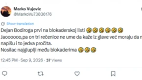 Opšta pobuna među blokaderima! "Pa gde Bodirogu, pa on ne zna ni dve rečenice da sastavi!"