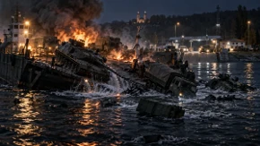 Noćni udar napravio haos na Dunavu: Pogođen transport sa teškom NATO tehnikom?